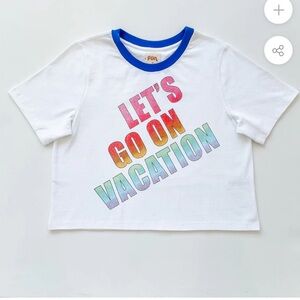 LET'S GO ON VACATION "TOMBOY" T-SHIRT